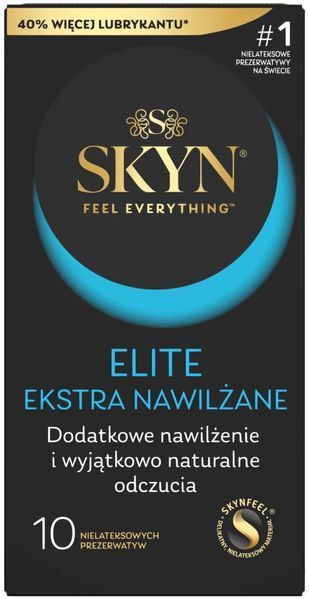 Презервативи SKYN Elite Extra Lubricated, 10 шт SX2545 фото