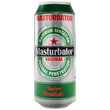 Мастурбатор-вагіна Alive Heineken Vagina II у вигляді банки пива SX1392 фото