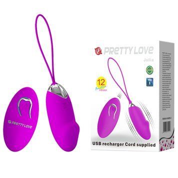 Віброяйце Pretty Love Julia Vibrating Egg Purple, 58 г 6603BI-014362W-4 фото