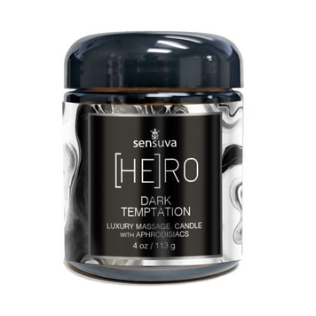 Масажна свічка Sensuva [HE]RO Dark Temptation Massage Oil Candle, 113 г SX2600 фото