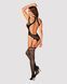Ажурний бодістокінг з отворами Obsessive Bodystocking G327 black SO7248 фото 4