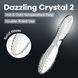 Двосторонній скляний дилдо Satisfyer Dazzling Crystal 2 Transparent SX3550 фото 6