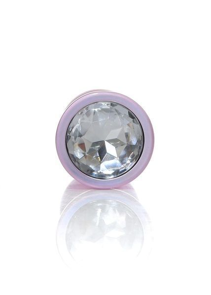 Анальна пробка Boys of Toys Jewellery Pearl Pink Plug Clear M 62530064-00133 фото