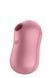 Вакуумний стимулятор із вібрацією Satisfyer Cotton Candy Light Red SO6282 фото 1