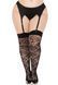 Панчохи Leg Avenue Wild rose net thigh highs 1X 2X SX1043 фото 1