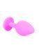 Анальна пробка Boys of Toys Jewellery Silicone Pink Plug M Light Blue 62530064-00085 фото 3