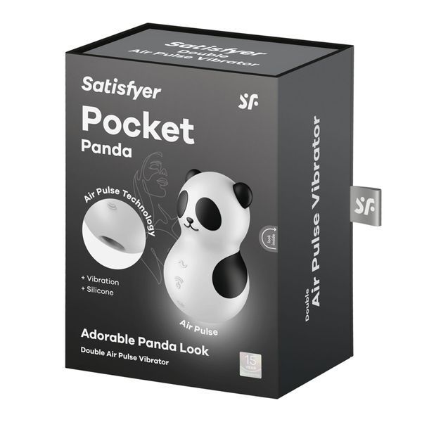 Вакуумний стимулятор з вібрацією Satisfyer Pocket Panda SX2176 фото