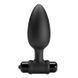 Анальна пробка Pretty Love Vibra Butt Plug II Black 6603BI-040107 фото 2