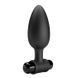 Анальна пробка Pretty Love Vibra Butt Plug II Black 6603BI-040107 фото 3
