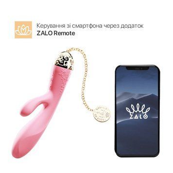 Смарт вібратор-кролик Zalo Rosalie Rouge Pink SO6666 фото