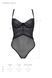 Боді Passion KERRIA BODY black, XXL XXXL, з високими вирізами та верхом балконет SX0486 фото 5
