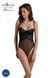 Боді Passion KERRIA BODY black, XXL XXXL, з високими вирізами та верхом балконет SX0486 фото 1