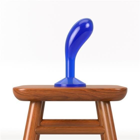 Анальна пробка LoveToy Flawless Clear Prostate Plug 6" Blue 6452LV310319 фото