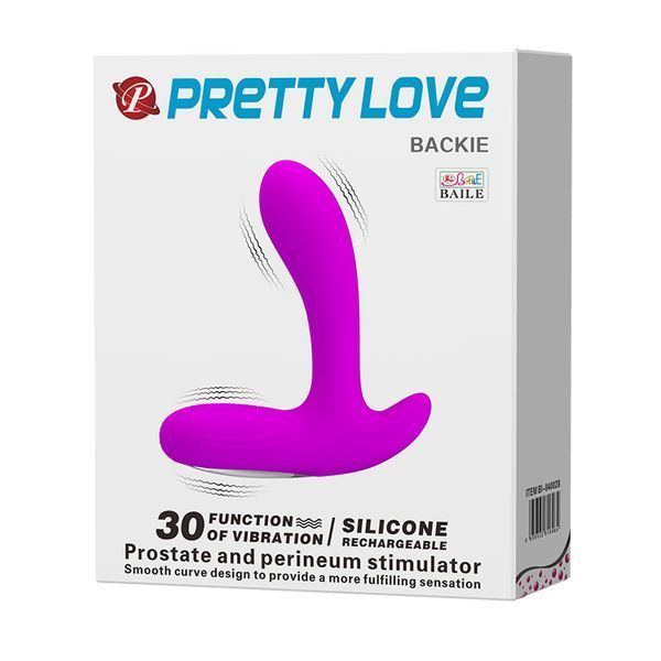 Масажер простати Pretty Love Backie Prostate Stimulator Purple 6603BI-040029-1 фото