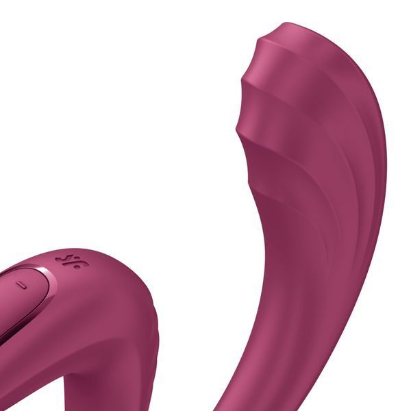 Вагінально-кліторальний вібратор Satisfyer G for Goddess 3 Wine Red SX3831 фото