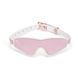 Шкіряна маска на очі Liebe Seele White & Pink Fairy Goat Leather Blindfold