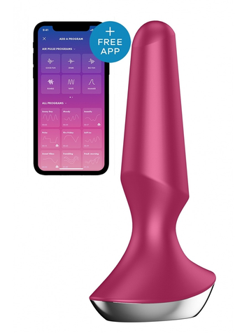Анальна смарт-вібропробка Satisfyer Plug-ilicious 2 Berry SO5443 фото