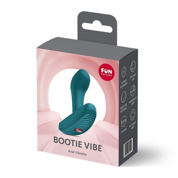 Анальна пробка Fun Factory Bootie Vibe Bottle Green SX3713 фото