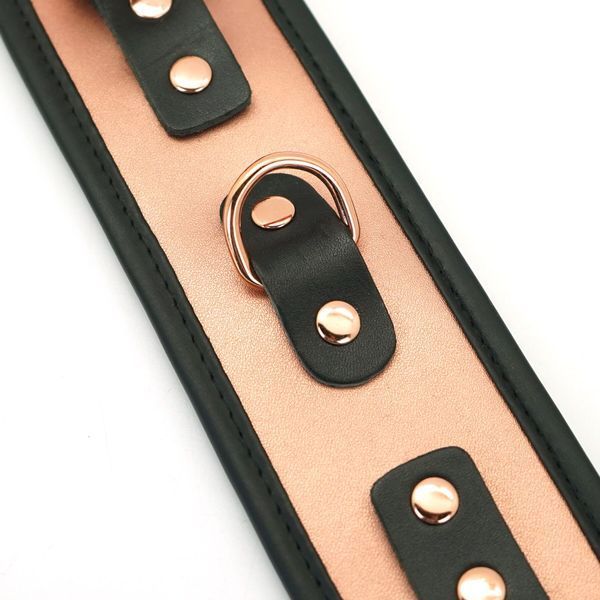 Наручники Liebe Seele Rose Gold Memory Wrist Cuff, натуральна шкіра, золото рожеве SO9496 фото