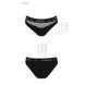 Трусики з прозорою вставкою Passion PS006 PANTIES XL, black SO4233 фото 6