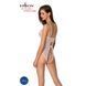 Боді з ажурним декором та відкритим кроком Passion URSULA BODY, white SO5832 фото 2