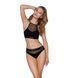 Трусики з прозорою вставкою Passion PS006 PANTIES XL, black SO4233 фото 3