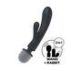Вібратор-кролик з вібромасажером Satisfyer Triple Lover Grey SO8789 фото 1