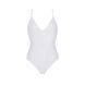 Боді з ажурним декором та відкритим кроком Passion URSULA BODY, white SO5832 фото 3