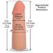 Фалоімітатор Doc Johnson The Realistic Cock ULTRASKYN - 5 Inch Vanilla SX4479 фото 5