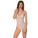 Боді з ажурним декором та відкритим кроком Passion URSULA BODY, white SO5832 фото 1