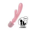 Вібратор-кролик з вібромасажером Satisfyer Triple Lover Pink