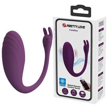 Віброяйце Pretty Love Catalina Stimulator Dark Purple (App) 6603BI-014935HP-1 фото