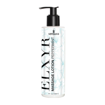 Лосьйон для масажу ніг та ступень Sensuva ELXYR Massage Lotion Peppermint (236 мл) SX2892 фото