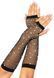 Мітенки Leg Avenue Rhinestone Fishnet Arm Warmers Black SX1732 фото