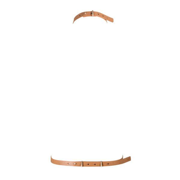 Портупея Bijoux Indiscrets MAZE - I Harness Brown, екошкіра, дуже стильна SO5942 фото
