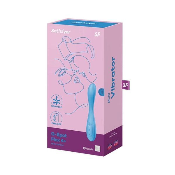 Універсальний смарт-вібратор Satisfyer G-Spot Flex 4+, гнучкий стовбур із фіксацією положення SO6724 фото