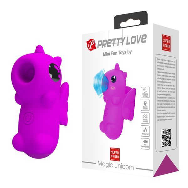 Вібратор на палець Pretty Love Magic Unicorn Stimulator Purple 6603BI-300061 фото