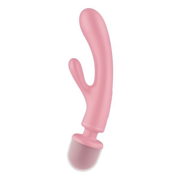 Вібратор-кролик з вібромасажером Satisfyer Triple Lover Pink SO8790 фото