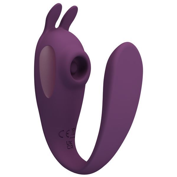 Вібратор для пар з вакуумною стимуляцією Pretty Love Shey Stimulator Purple 6603BI-300077HP фото