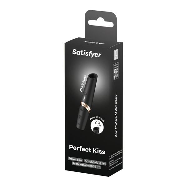 Вакуумний стимулятор Satisfyer Perfect Kiss, магнітна технологія 3D Air Pulse, 30 режимів роботи SX2161 фото