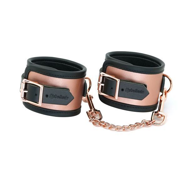 Поножі Liebe Seele Rose Gold Memory Ankle Cuffs, натуральна шкіра, рожеве золото SO9497 фото