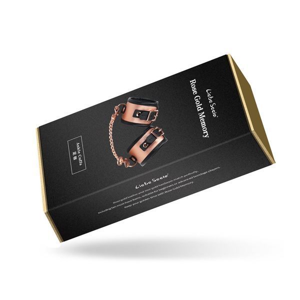 Поножі Liebe Seele Rose Gold Memory Ankle Cuffs, натуральна шкіра, рожеве золото SO9497 фото