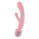 Вібратор-кролик з вібромасажером Satisfyer Triple Lover Pink SO8790 фото 2