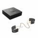 Наручники Bijoux Indiscrets Desir Metallique Handcuffs - Black, металеві, стильні браслети SO2663 фото 3