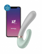 Смарт вібратор-кролик із підігрівом Satisfyer Heat Wave Mint