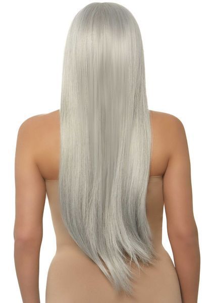 Перука Leg Avenue 33" Long straight center part wig Grey SO8588 фото