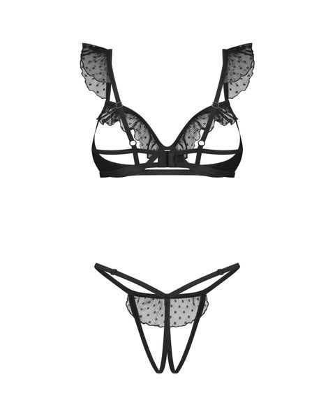 Комплект Obsessive Carrola 2-pcs Crotchless Set SX5059 фото