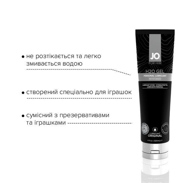 Густа Лубрикант на водній основі JO H2O GEL - ORIGINAL (120 мл) SO1789 фото