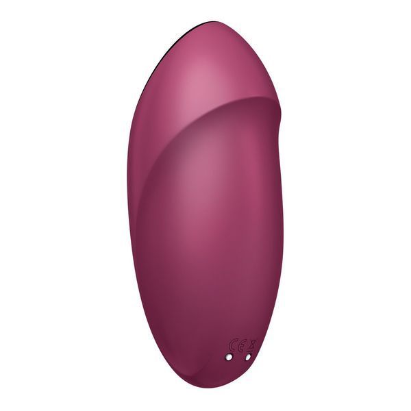 Вібростимулятор-пульсатор Satisfyer Tap & Climax 1 Red, ефект постукування пальцем, 2 мотори SX0566 фото