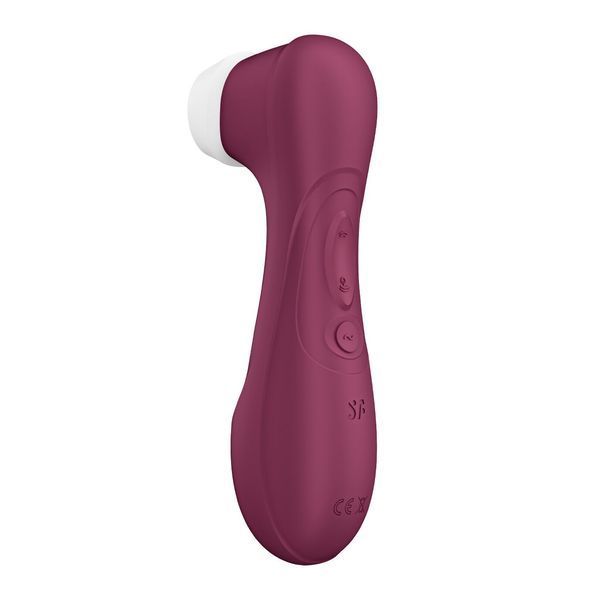 Вакуумний кліторальний стимулятор Satisfyer Pro 2 Generation 3 with Liquid Air Connect App Wіnе Red SO7774 фото